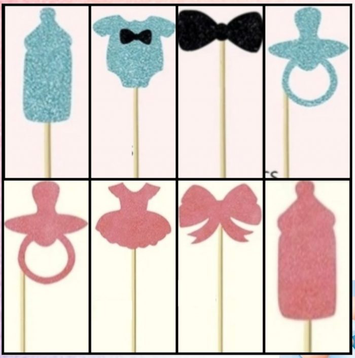 Soporte cupcakes+8palillos cartón - Imagen 2